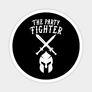 Fighter Dungeons and Dragons Team Party Magnet